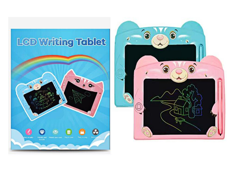 Cartoon Bear Monochrome Handwriting LCD Tablet