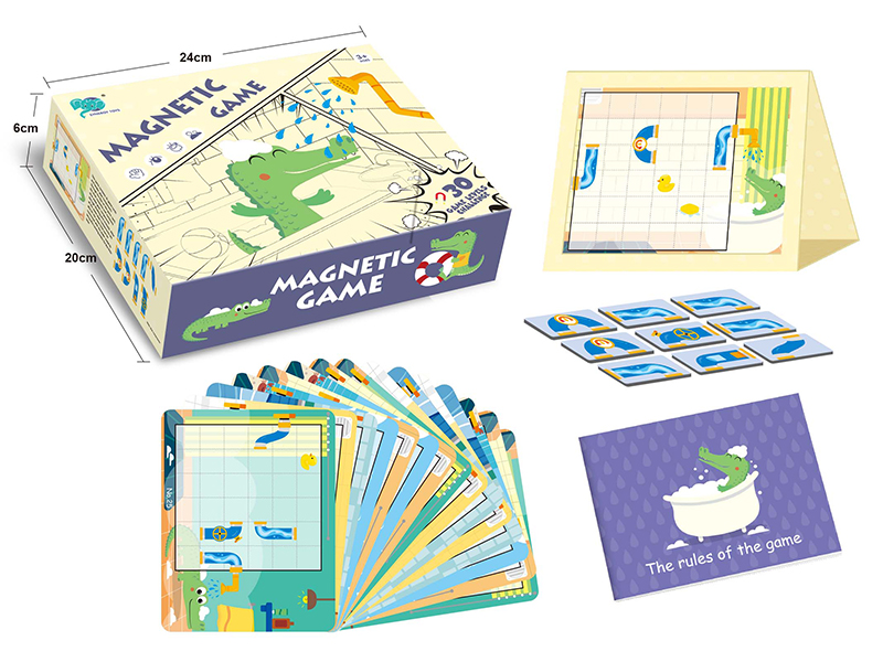 Crocodile Bathing Magnetic Game