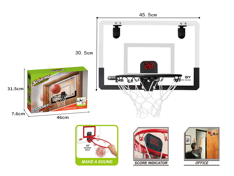 Transparent Scoring Dunk Basketball Board