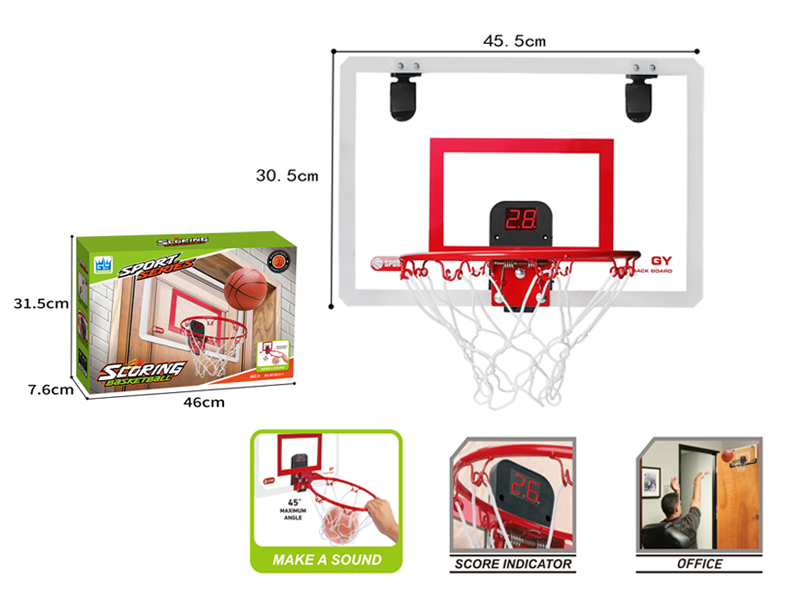 Transparent Scoring Dunk Basketball Board