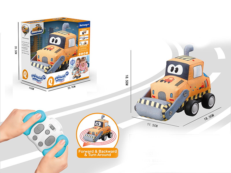 R/C 3Ch Infrared Cloth Engineering Roller With Music And Horn