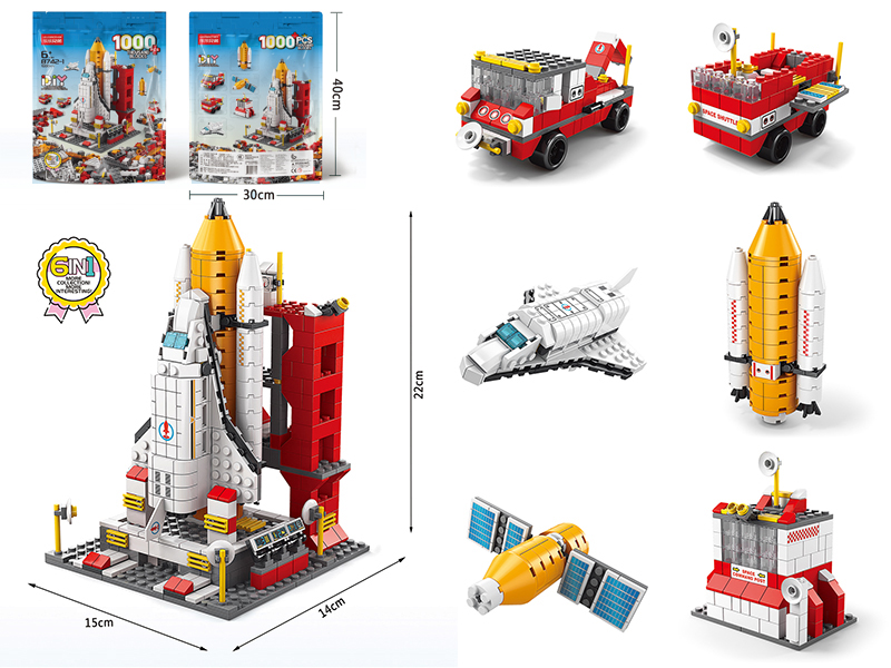 Space Shuttle Building Blocks 1000pcs
