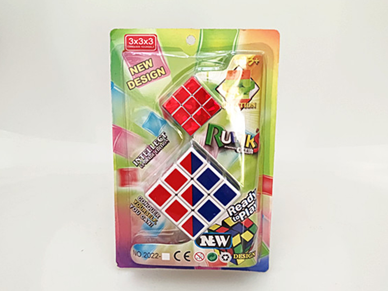 Four Color Three-Level + 3.5Cm Three-Level Gilded Laser Cube