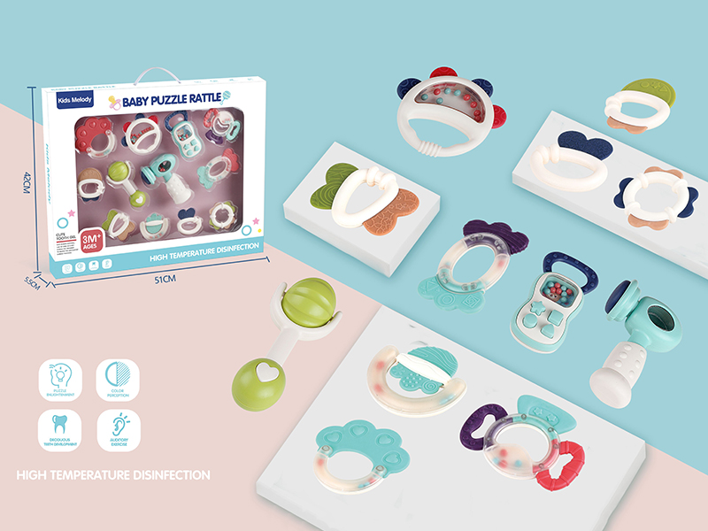 Baby Teether & Rattle(12PCS)