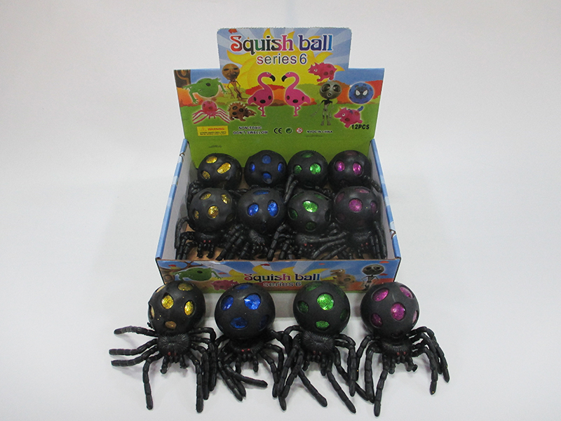 12pcs Black Spider Vent Beads Balls