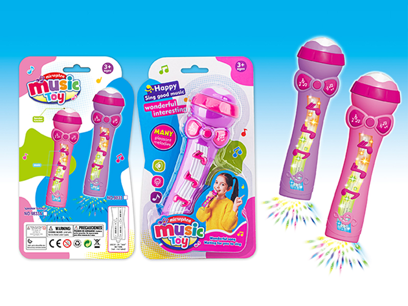Microphone With Light Music