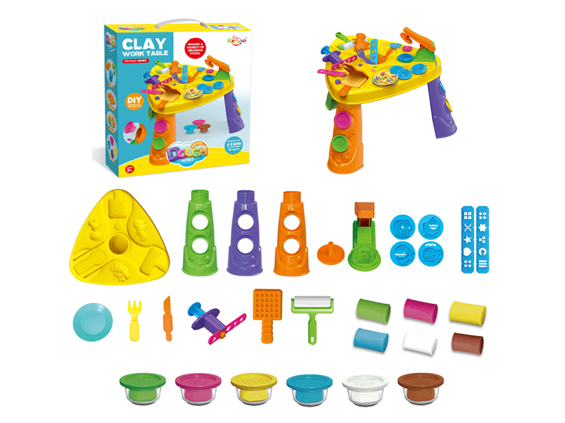 Table Colored Mud
