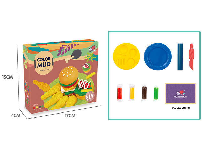 Hamburger DIY Color Mud Set
