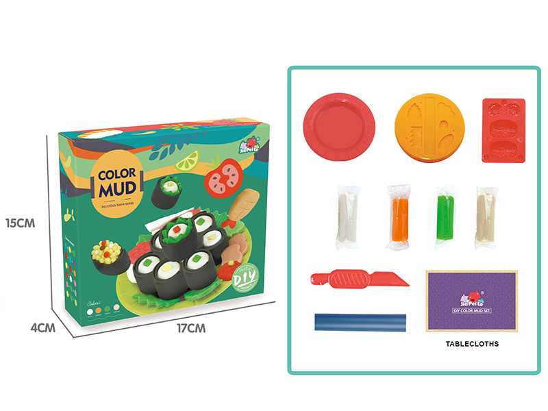 Sushi DIY Color Mud Set