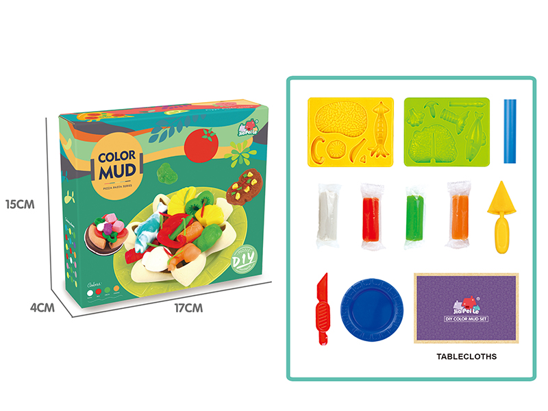 Pizza DIY Color Mud Set