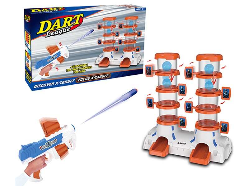 Cylindrical Double-Layer Shooting Toy