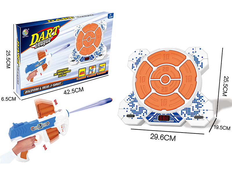 Soft Bullet Scoring Shooting Target Toys With Scoring Lights And Music