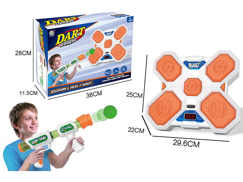 Air Gun Scoring Shooting Target Toys With Scoring Lights And Music