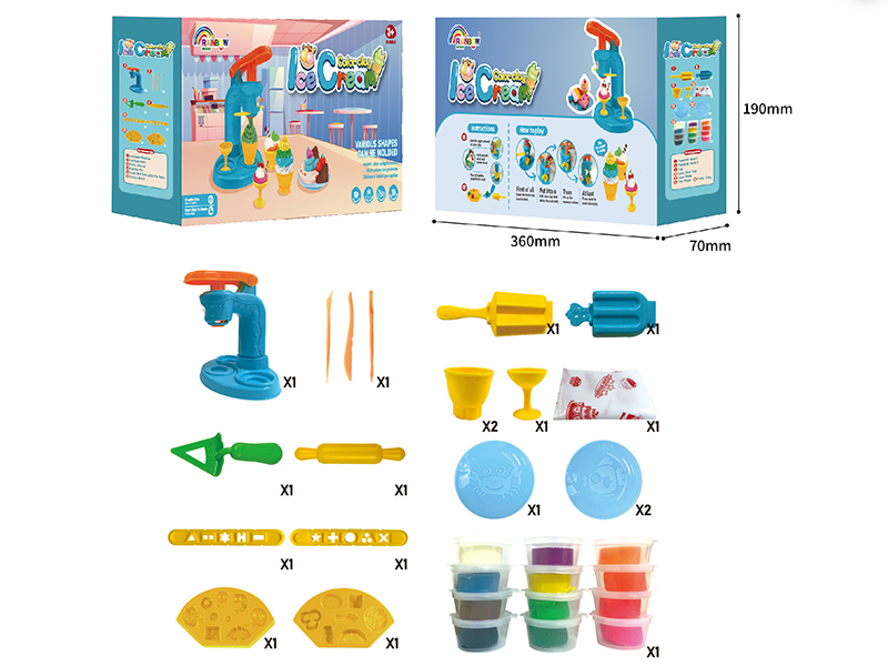 Color Clay Ice Cream Maker