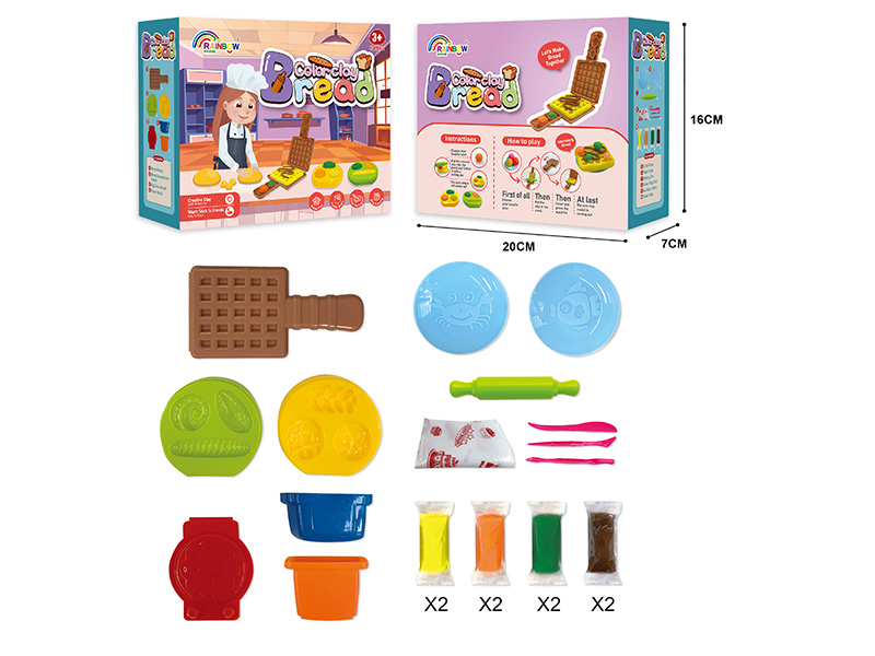 Color Clay Bread