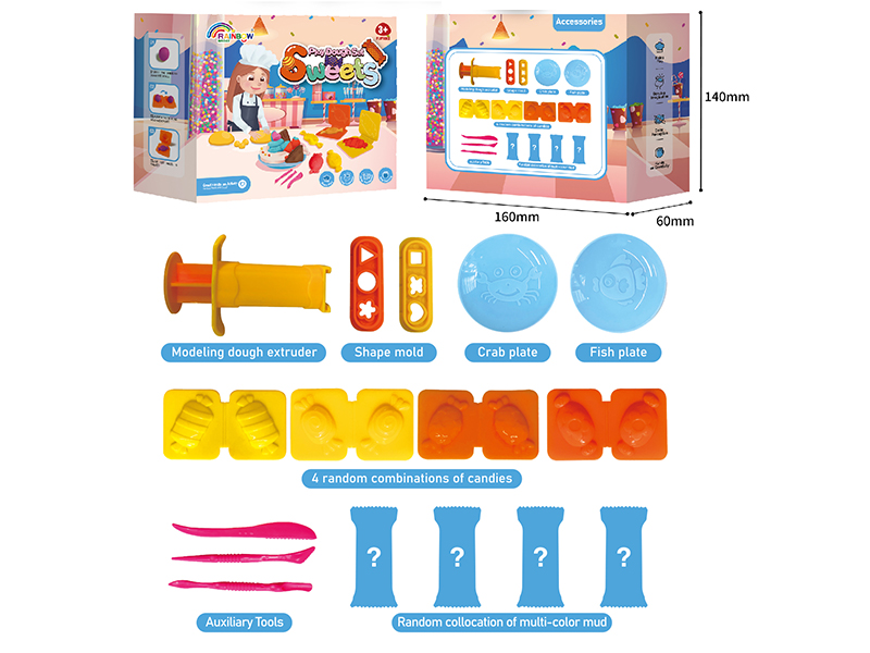 Sweets Play Dough Set