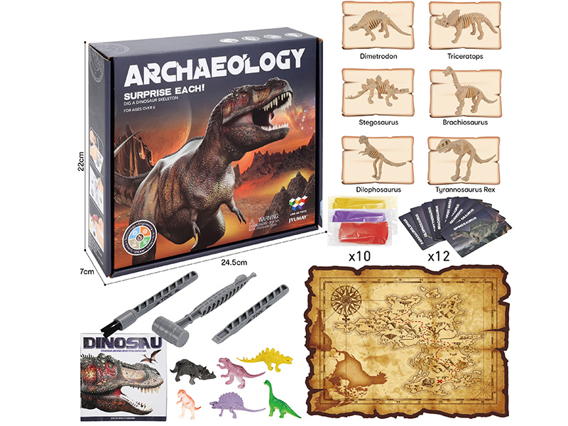 Archaeology Dig Dinosaur Skeletion Set