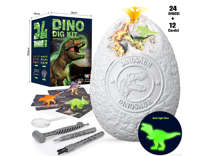 Archaeology Dig Dinosaur Egg Set 24PCS