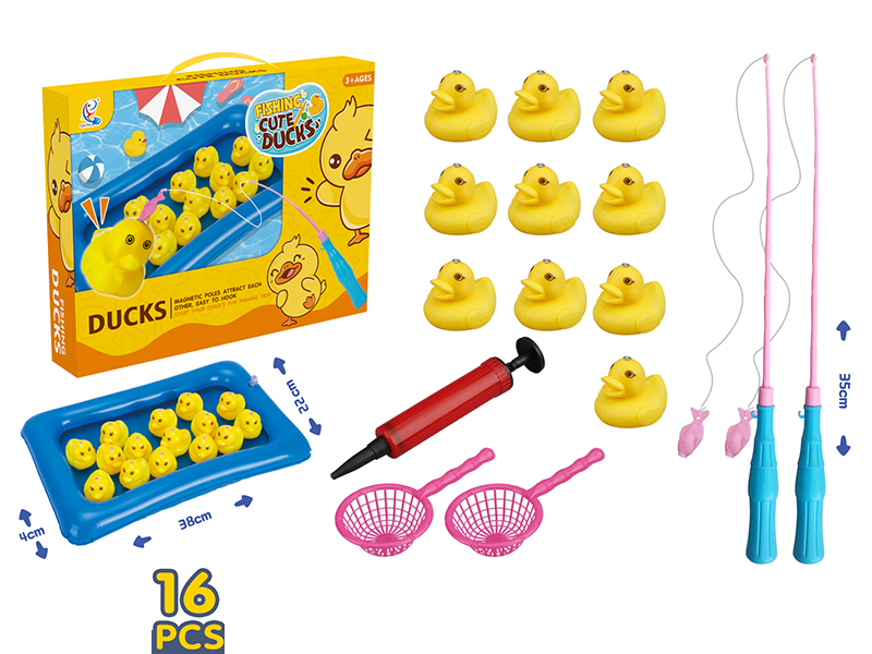 Fishing Cute Duck