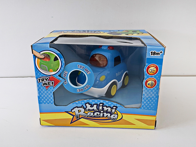 Slide Cartoon Police Car