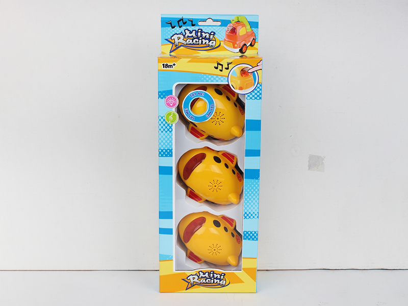 Slide Cartoon Airplane 3pcs(Light And Music)