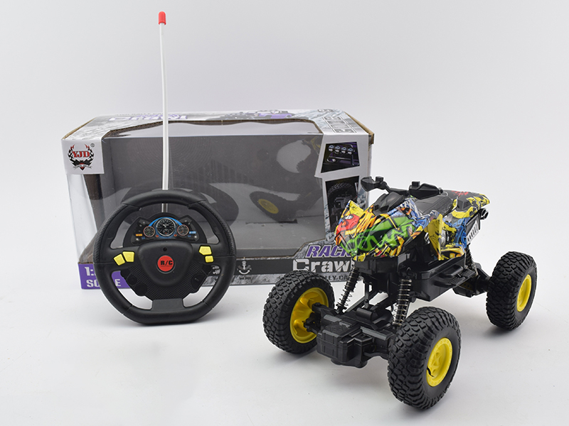 4-Channel Remote Control Motorcycle Graffiti Climbing Car