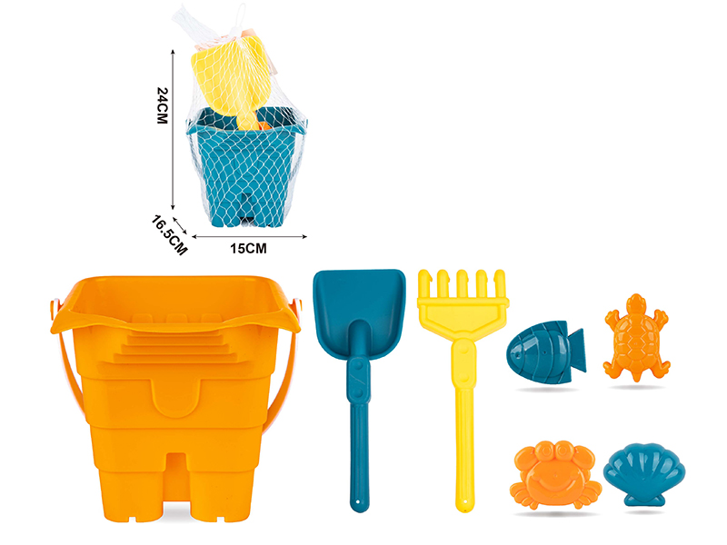 7pcs Sand Bucket Set