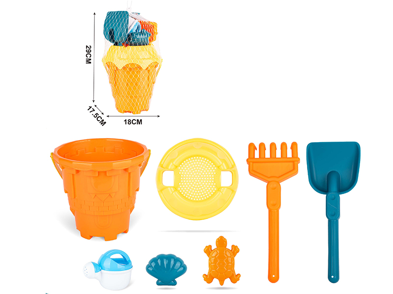 7pcs Sand Bucket Set