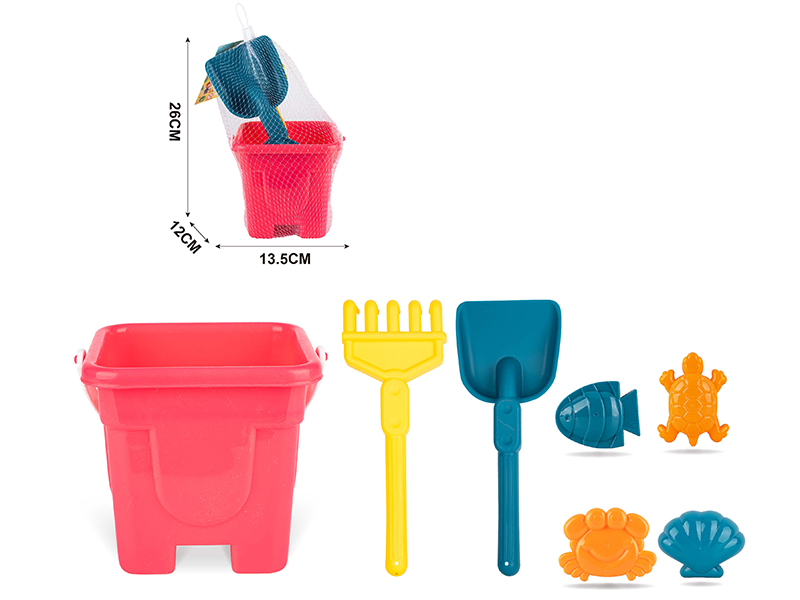 7pcs Sand Bucket Set