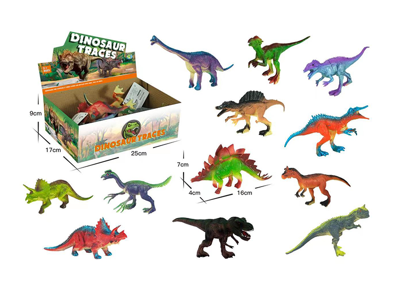 12PCS 6.5 Inch Dinosaur