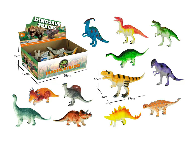 12PCS 6.5 Inch Dinosaur