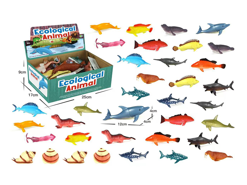 36PCS 4.5 Inch Marine Animals