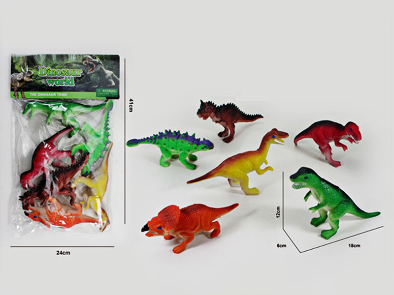 6PCS 10 Inch Dinosaurs