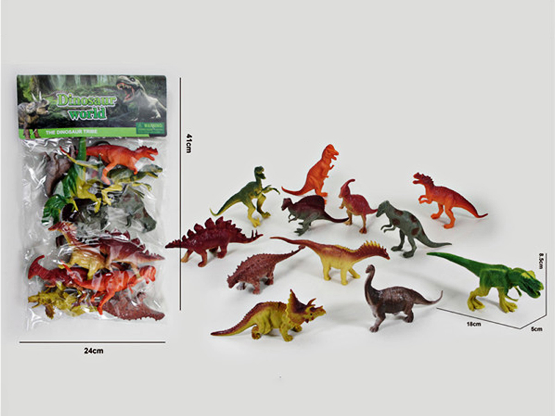 12PCS 6.5 Inch Dinosaurs