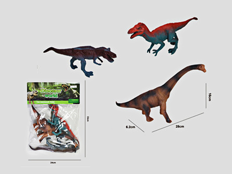 3PCS 10 Inch Dinosaurs
