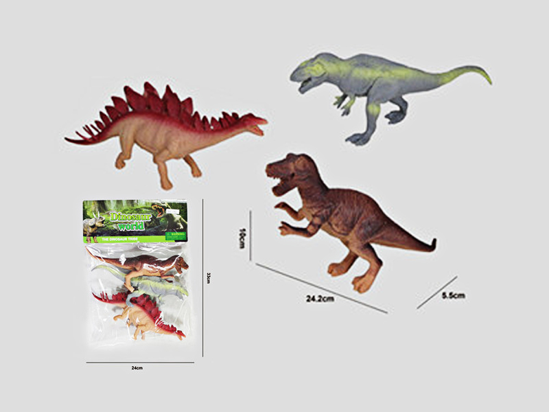 3PCS 10 Inch Dinosaurs
