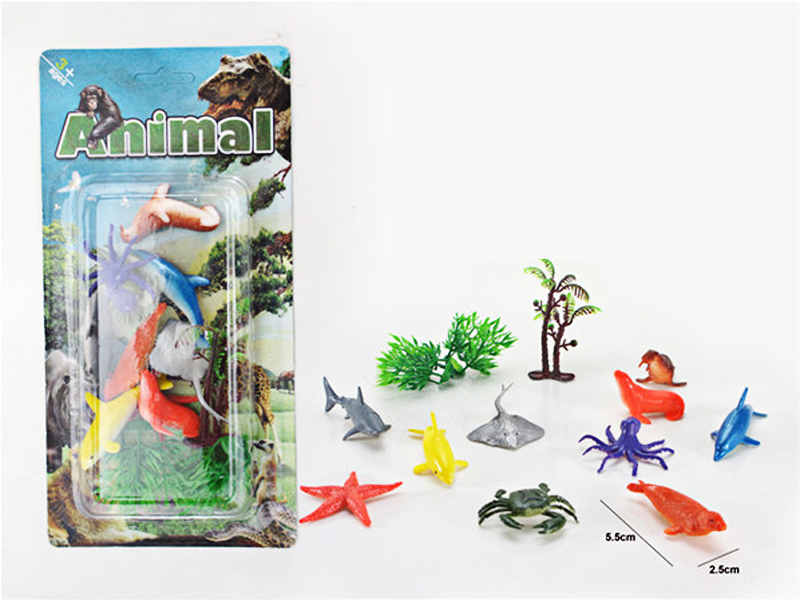 10PCS Benthos Toys 1 Grass 2 Tree