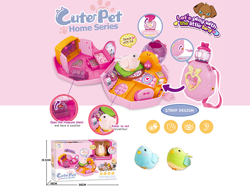 Cute Pet Little Bird Home Series Single Shoulder Bag