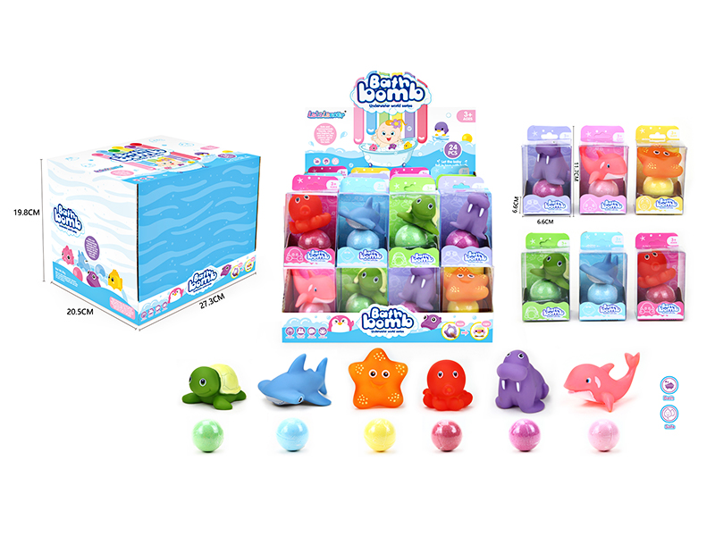 24PCS Ocean Effervescent Explosive Salt (Bath Ball)