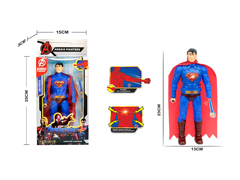 American Superman With Light And Voice