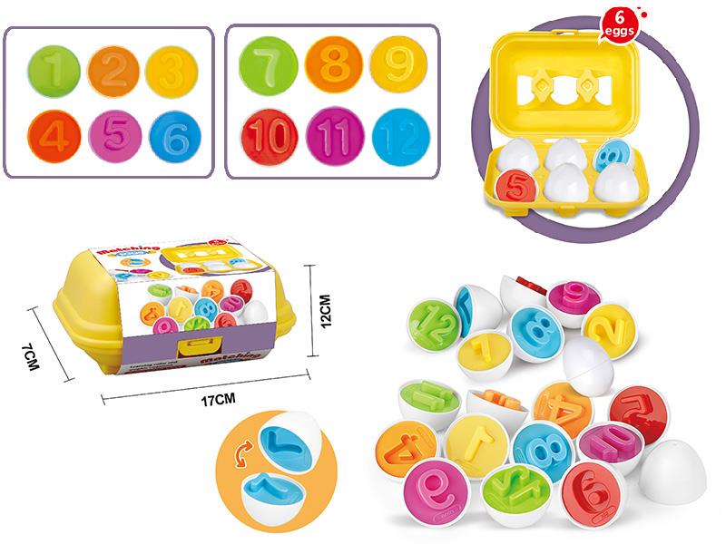 6 Digital Matching Eggs/AB Mix