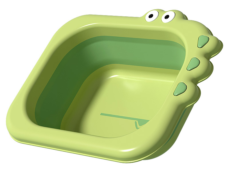 Baby Bath Folding Crocodile Washbasin
