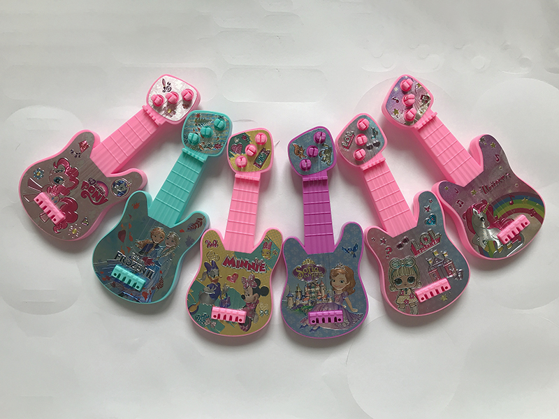 Small Guitar (Metal Sticker)