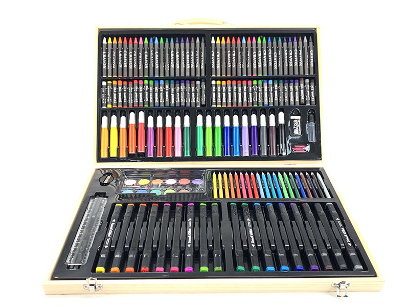 188PCS Paintbrush Watercolor Pen Stationery Painting Set