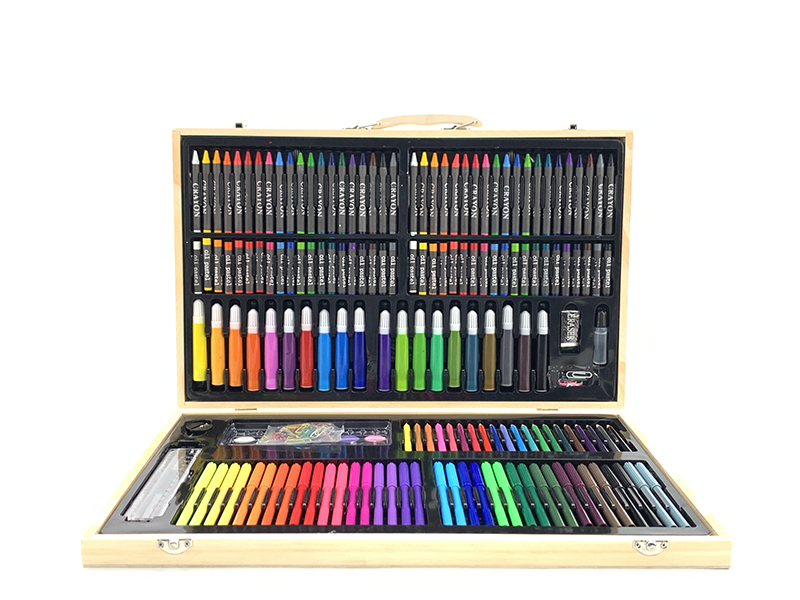 220PCS Paintbrush Watercolor Pen Stationery Painting Set