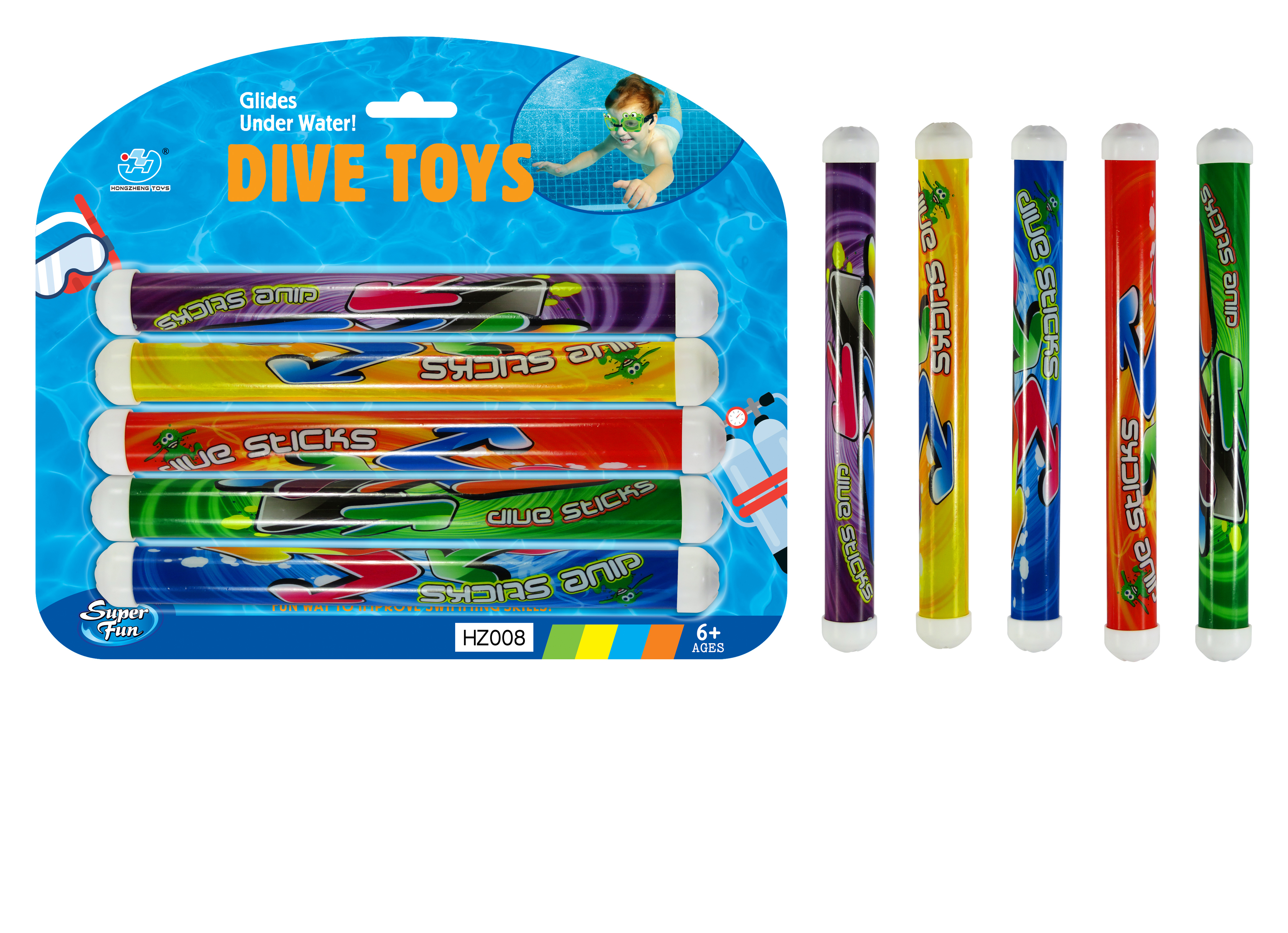 Plastic Diving Sticks