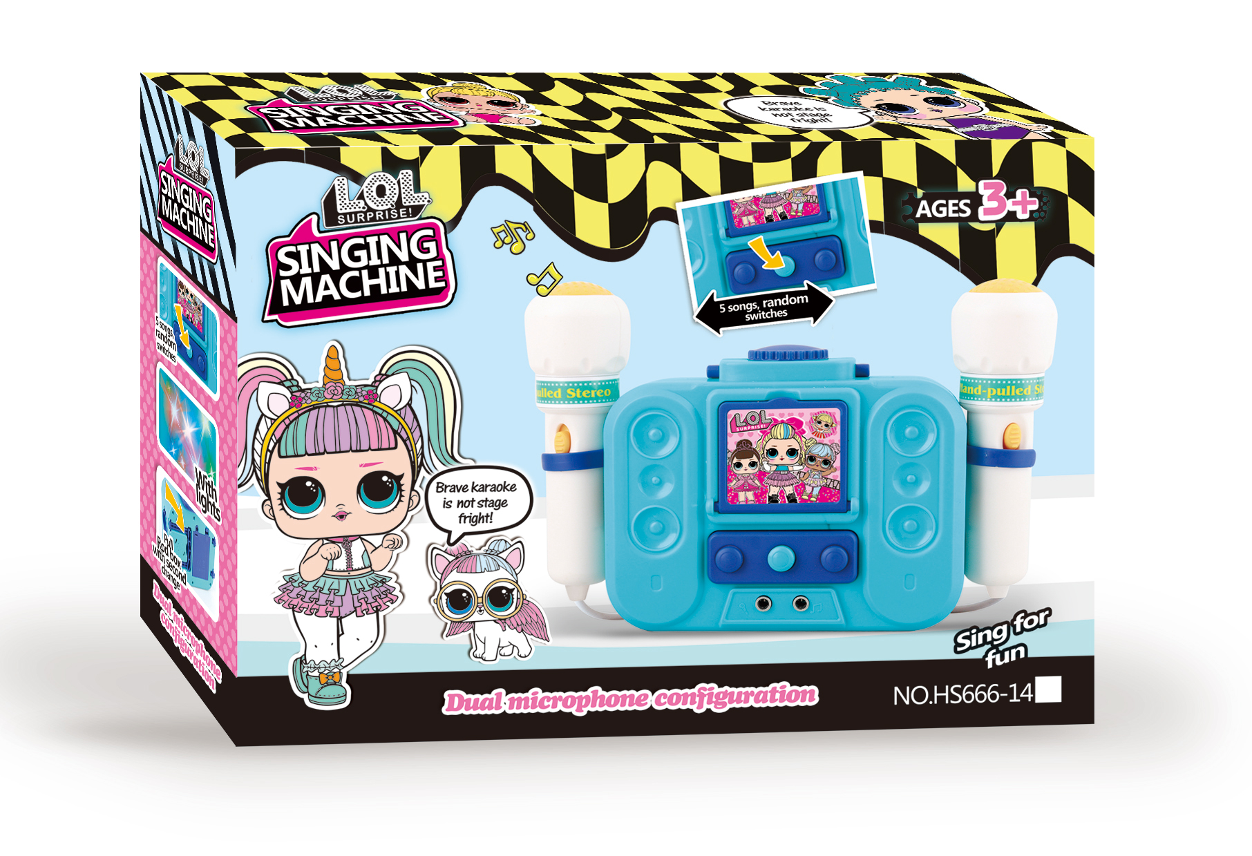 LOL Singing Machine Double Microphone Set