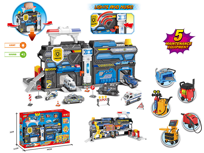 Police Theme Auto Repair Shop Deformation Handbag