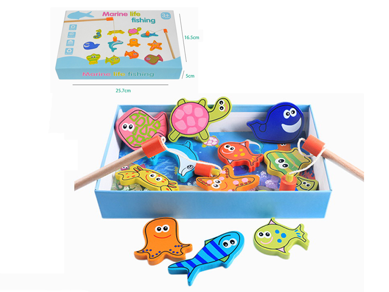 Wooden Fishing Toys