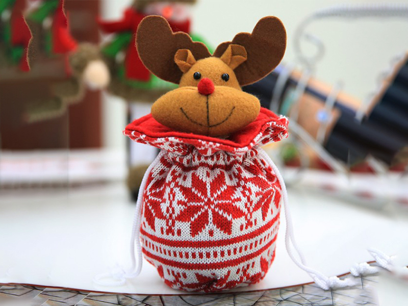 Knitted Apple Bag Elk